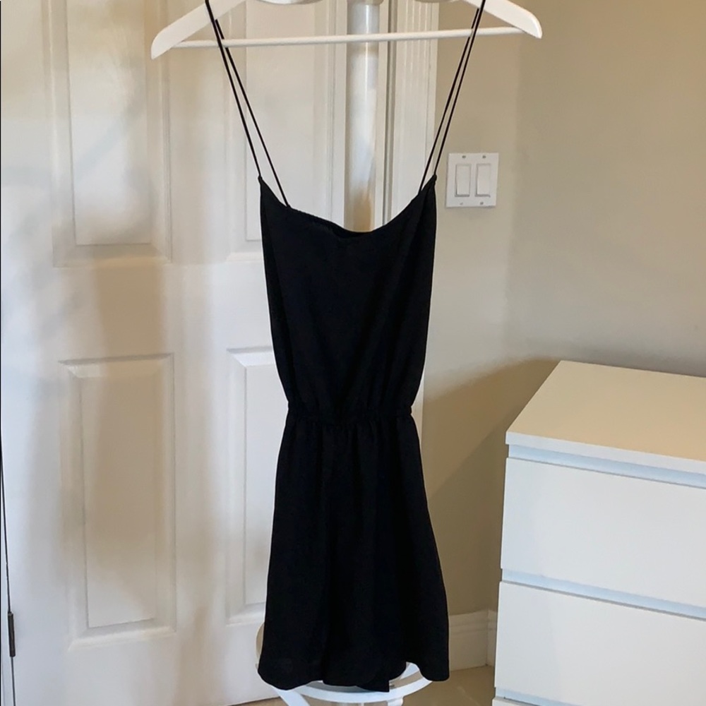 Black romper nice in the back